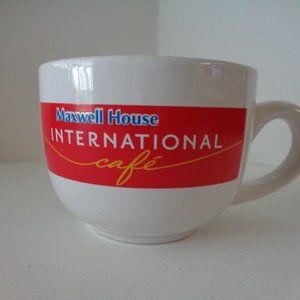 Maxwell House International Cafe Mug, ceramic, holds 16 ounces, new
